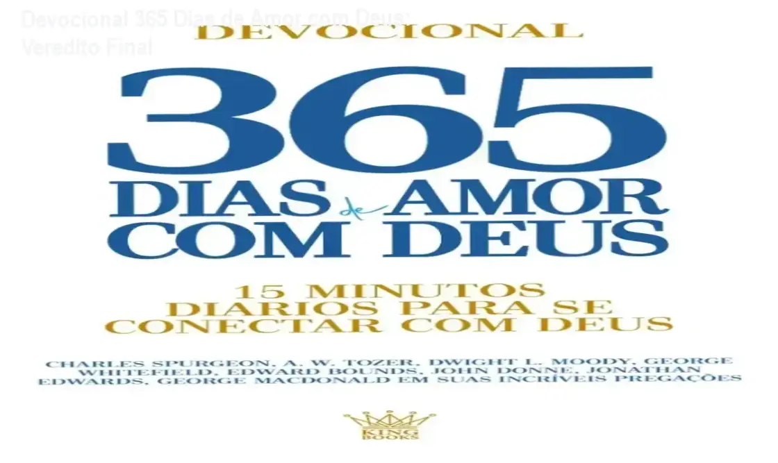 livro devocional 365 dias de amor com deus analise Devocional 365 Dias de Amor com Deus: Veredito Final Capa do livro devocional 365 Dias de Amor com Deus para leitura diária