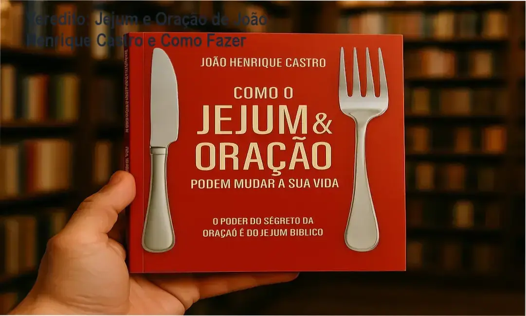Capa do livro Como o Jejum e Oração podem mudar a sua vida de João Henrique Castro