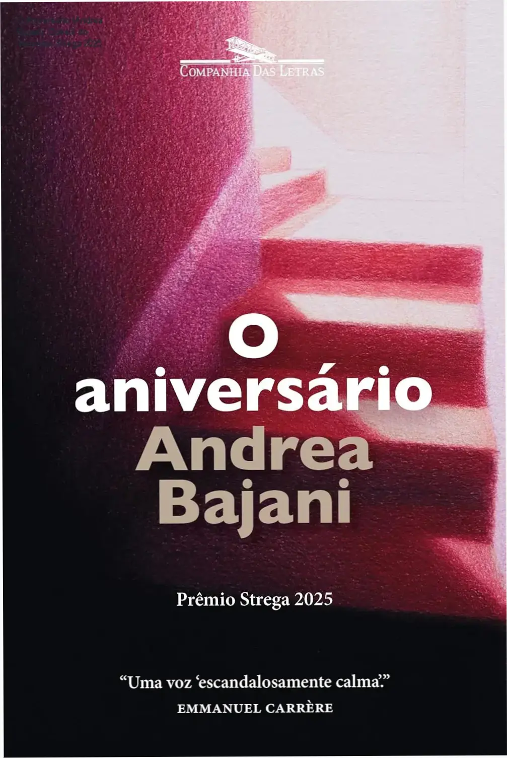 Capa do livro O Aniversário de Andrea Bajani, obra premiada com o Strega 2025