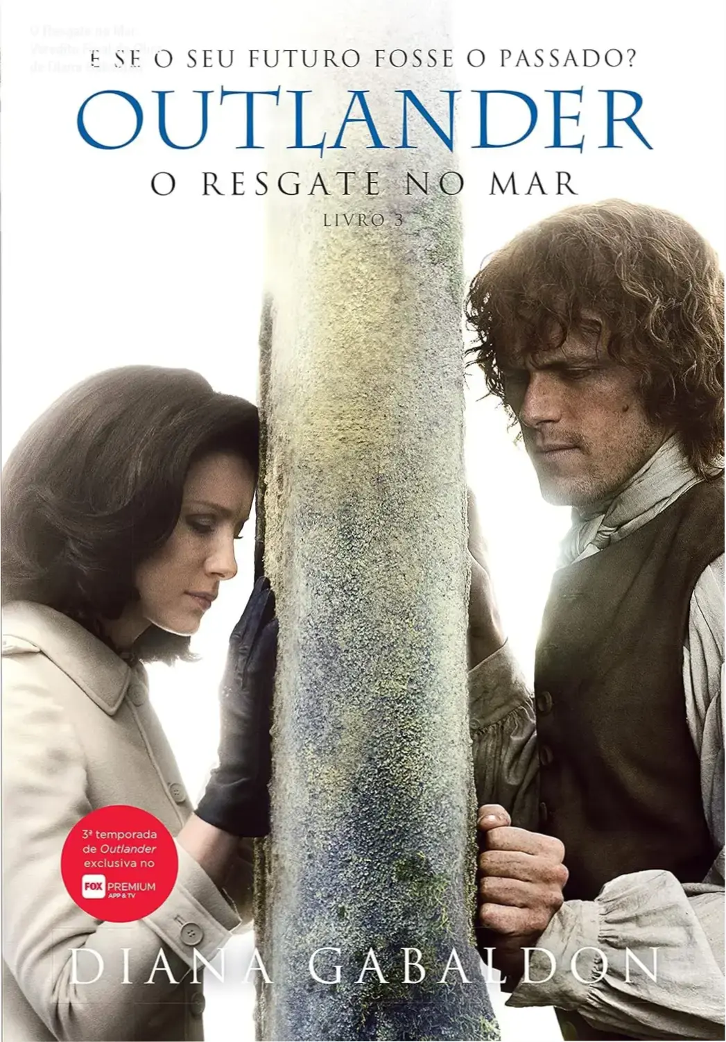 Capa do livro O Resgate no Mar de Diana Gabaldon representando a saga Outlander