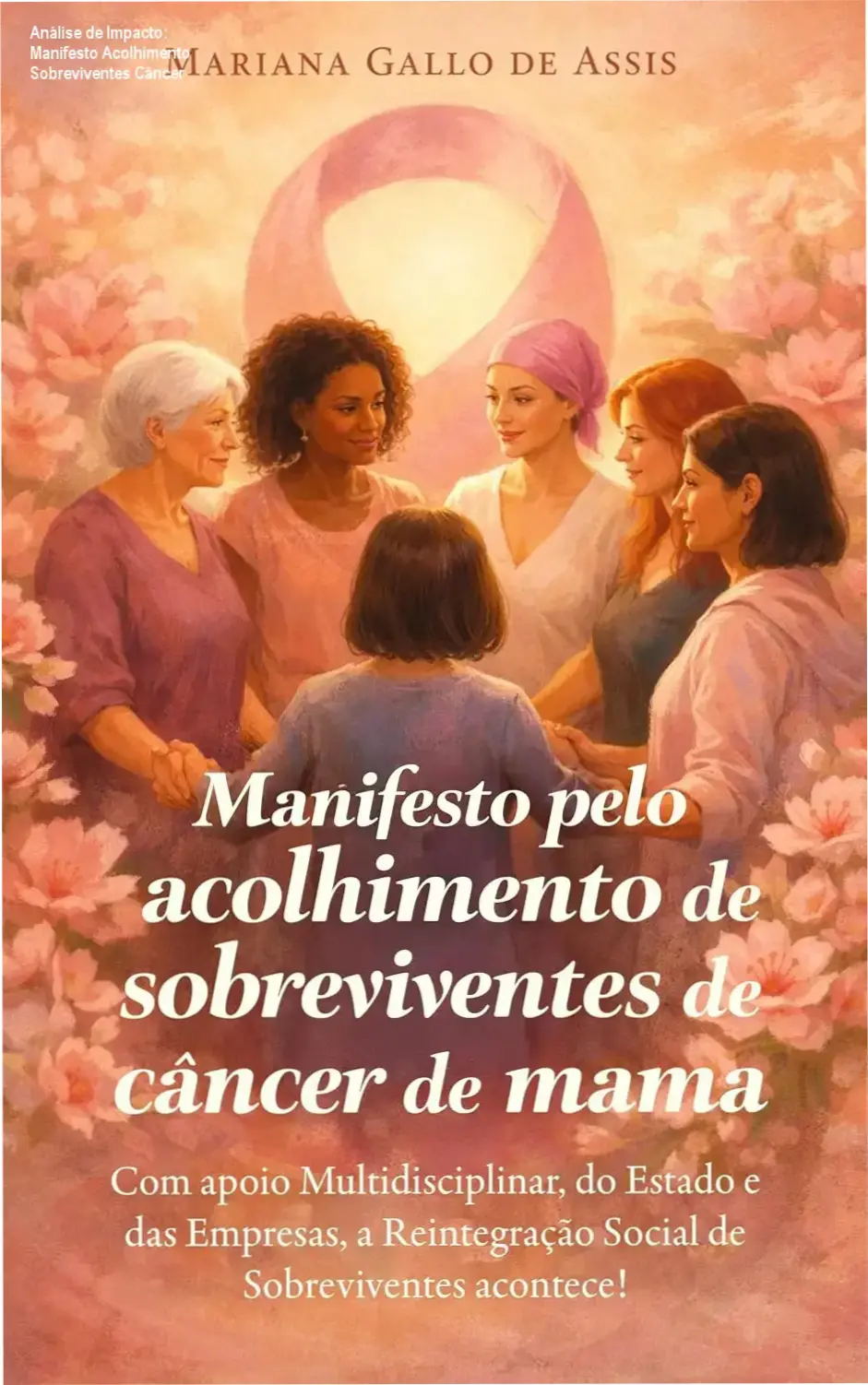 manifesto acolhimento sobreviventes cancer mama social Análise de Impacto: Manifesto Acolhimento Sobreviventes Câncer Capa do Manifesto pelo Acolhimento de Sobreviventes de Câncer de Mama focado em reintegração social