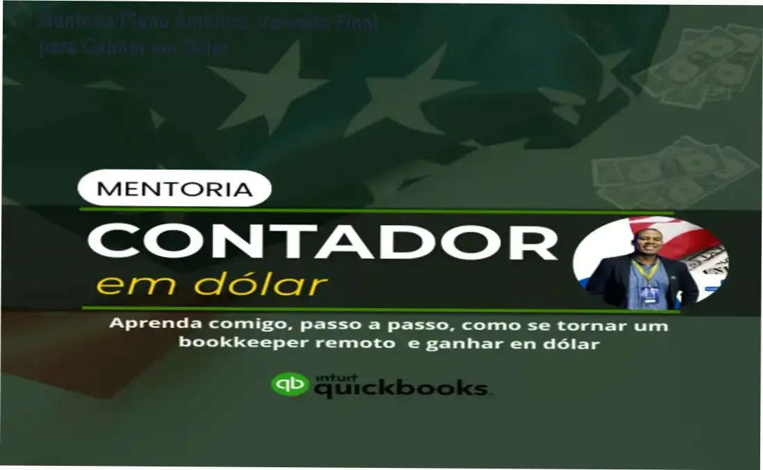 Especialista em contabilidade utilizando QuickBooks para bookkeeping remoto nos EUA