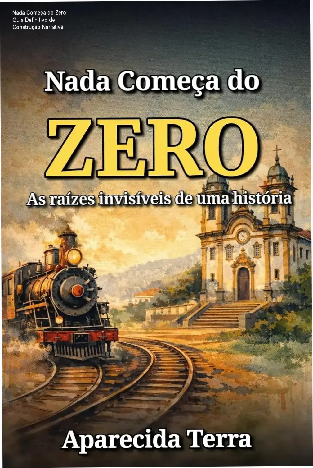 nada comeca do zero analise narrativa Nada Começa do Zero: Guia Definitivo de Construção Narrativa Capa do livro Nada Começa do Zero com elementos que remetem a raízes e histórias
