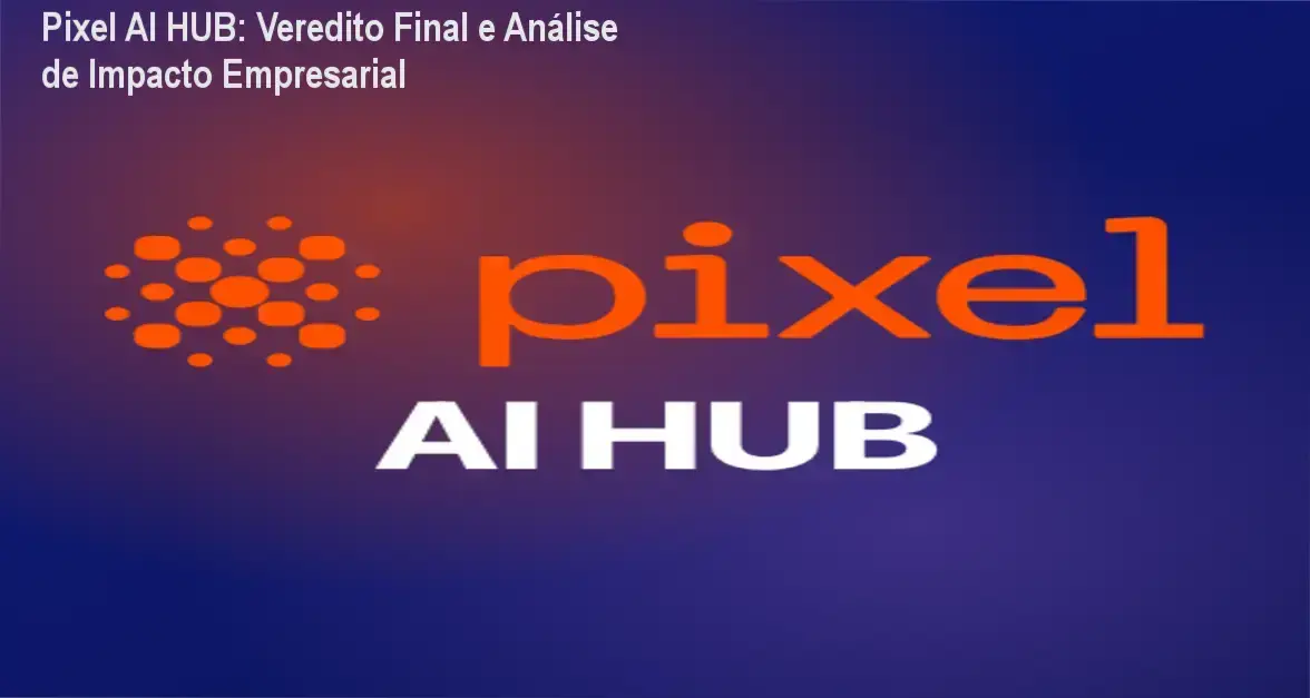 Interface do Pixel AI HUB demonstrando a aplicação de inteligência artificial em processos empresariais