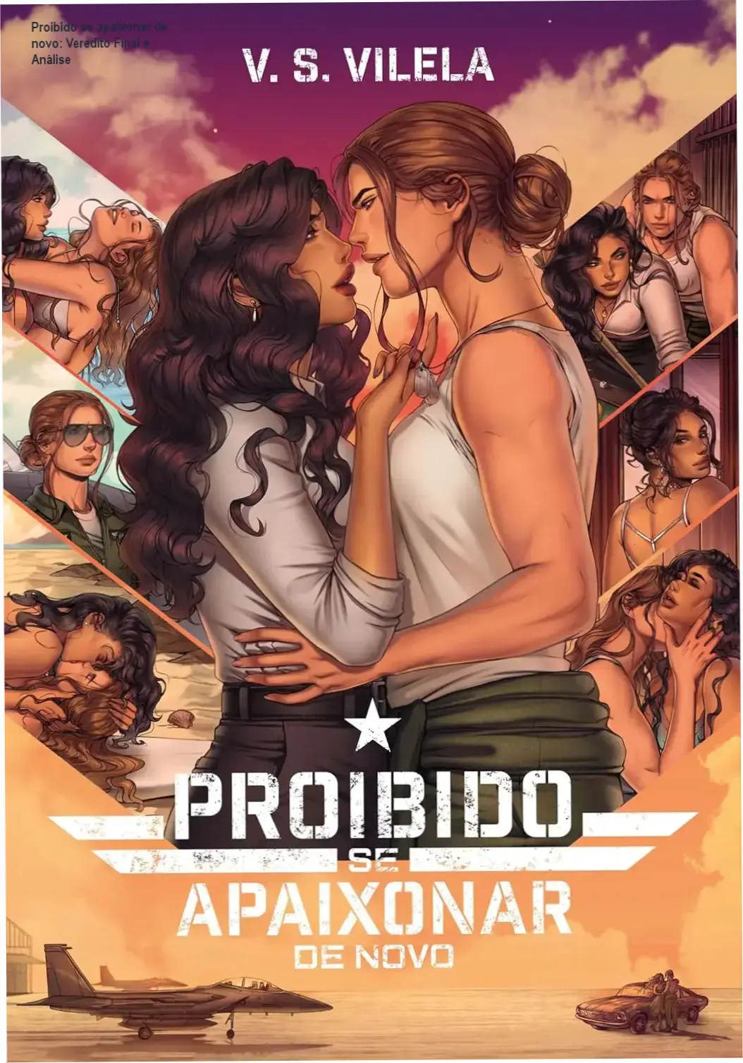 proibido se apaixonar de novo romance lesbico Proibido se apaixonar de novo: Veredito Final e Análise Capa do livro Proibido se apaixonar de novo de V. S. Vilela