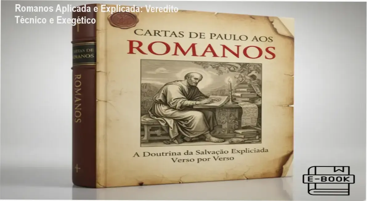 E-book Romanos Aplicada e Explicada Verso a Verso com foco em exegese teológica